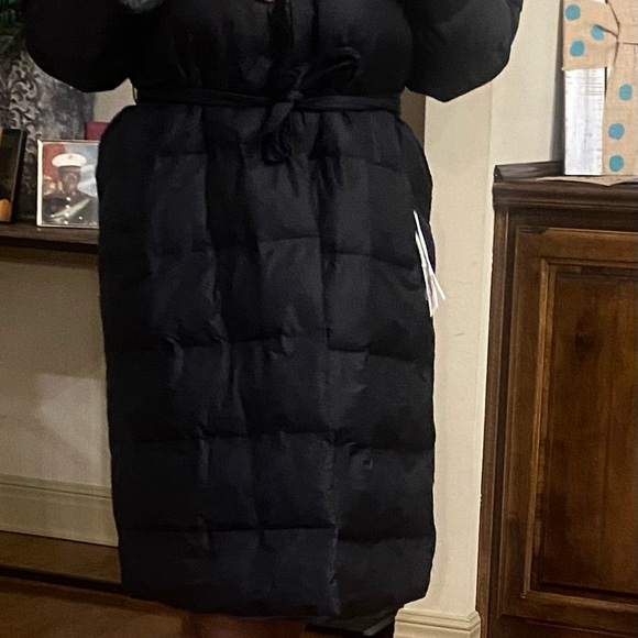 Black & Gray Zara Puffer Coat! Brand New Size M - Picture 8 of 8